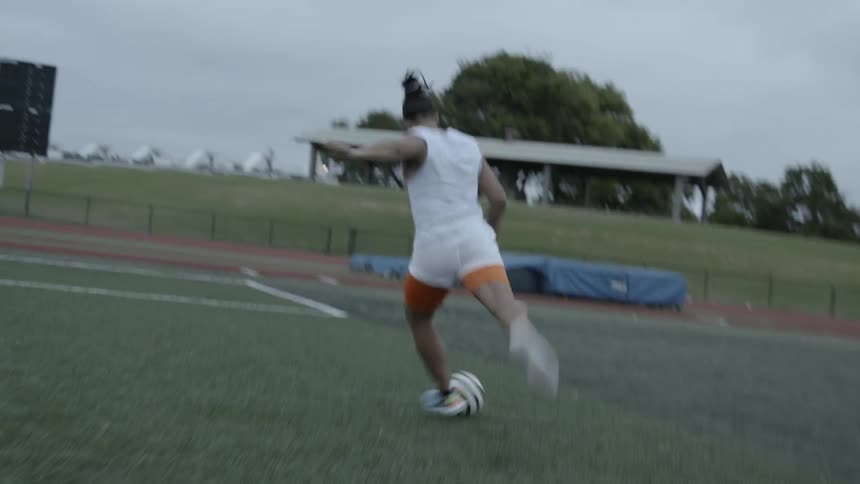 Soccer Training On Field