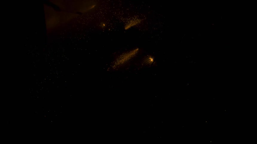 Fireworks shoot into the night sky