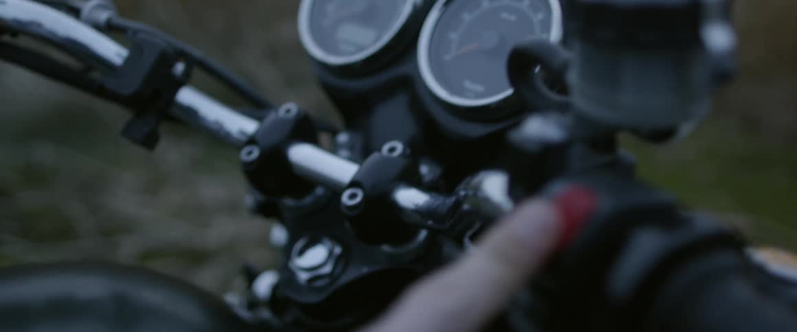 Man Riding Motorcycle