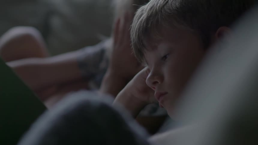 Children are shown reading in slow motion