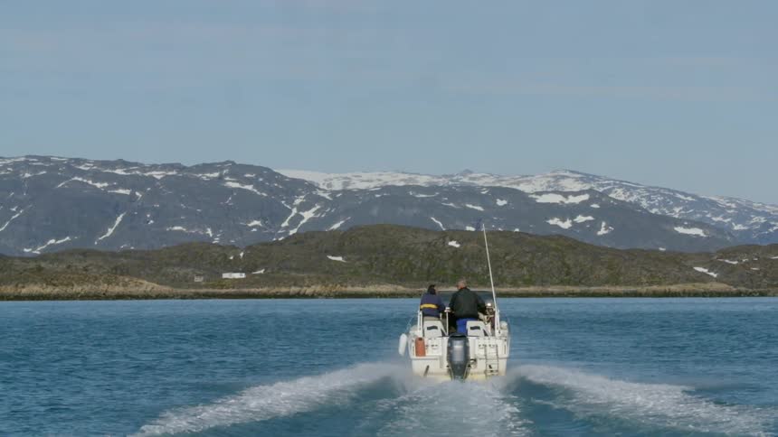 People on a boat on a sunny day
