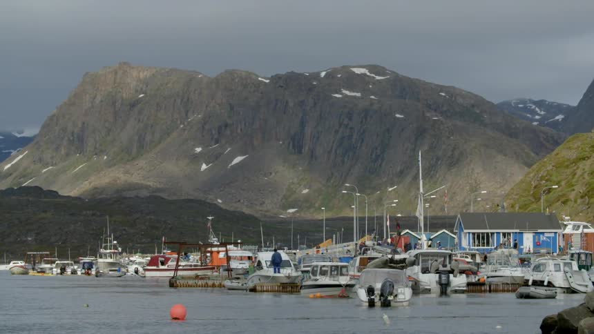 A coastal mountain side