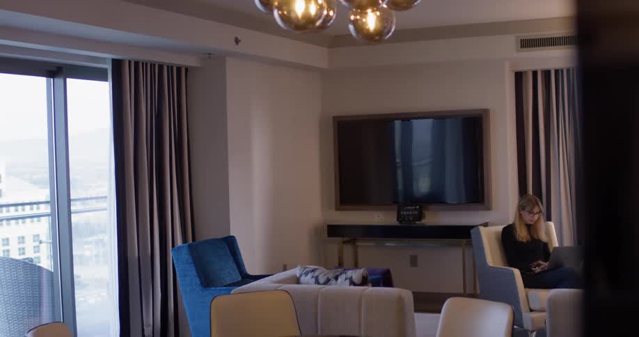 Business Woman In Hotel