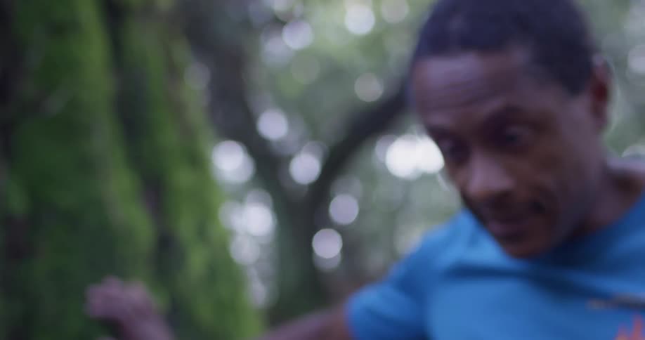 Runner In Forest