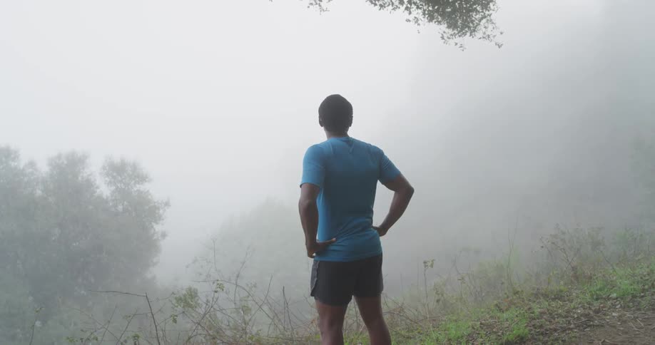 Runner In Forest