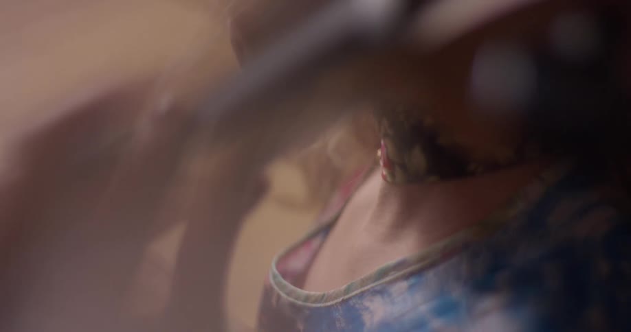 A woman plays the cello