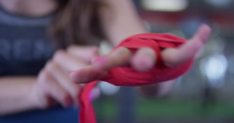 Woman Boxing