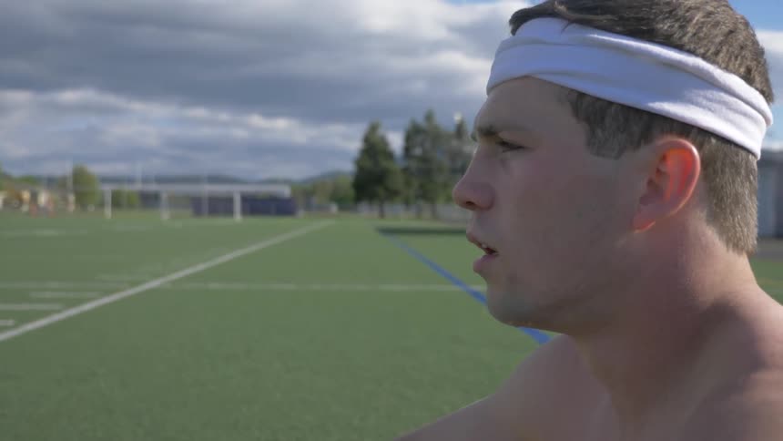 Boys At Football Practice