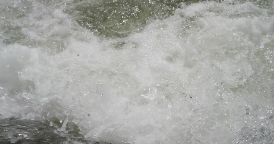 Rushing water at day time