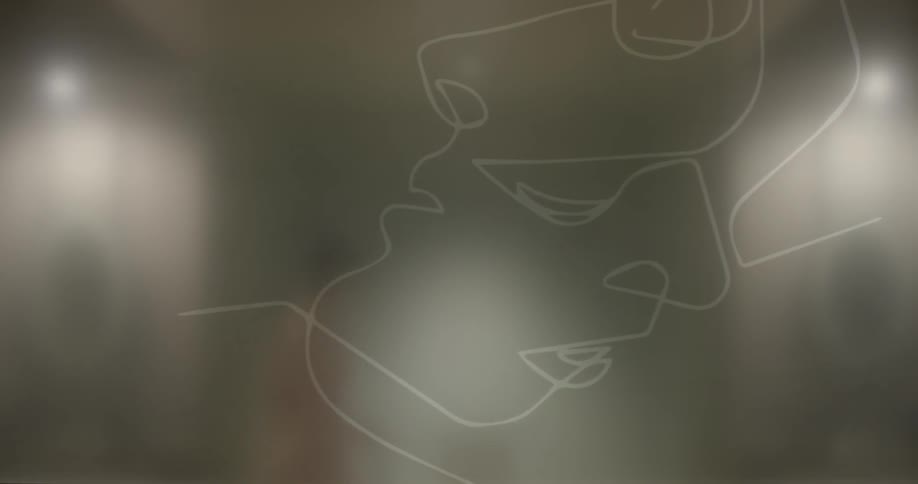 A woman undresses and steps into a shower