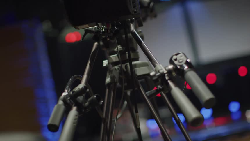 The camera is set up