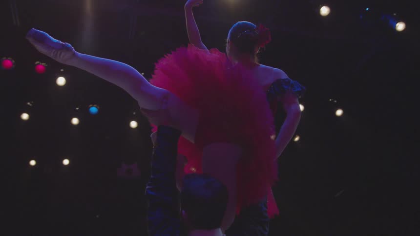 Ballet Dancers Performing