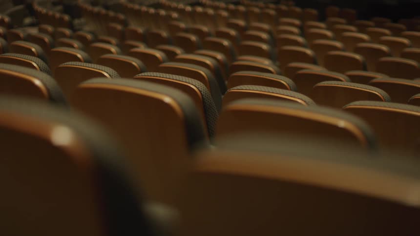 The auditorium is full of seats