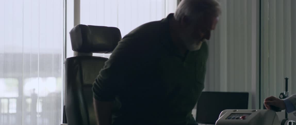 Elderly Man Going To Physical Therapist