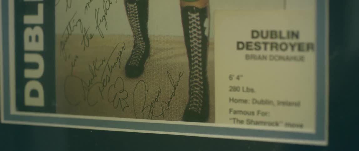 Part of an autographed picture