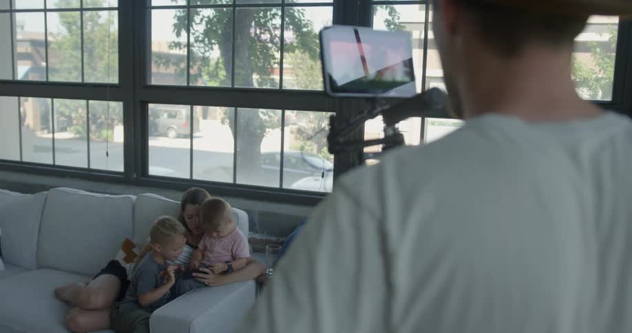 Young Family At Home