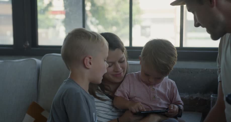 Young Family At Home