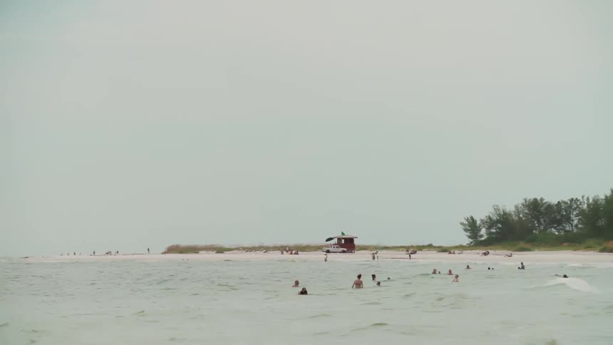 A scenery of beach coastal on cloudy days