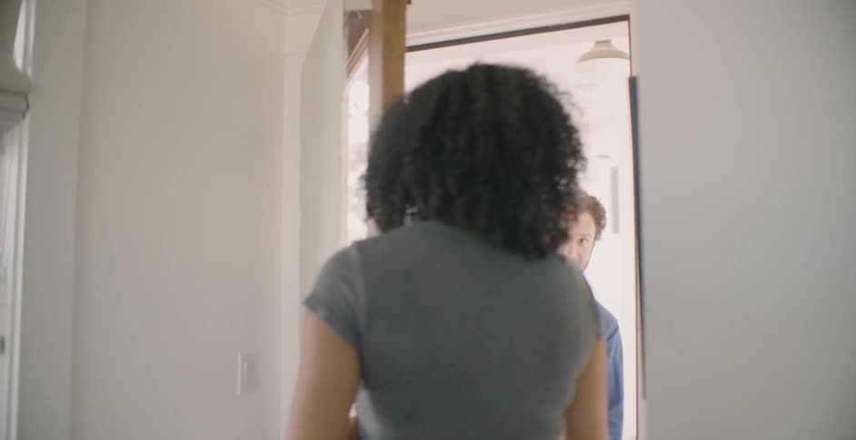 Woman Gets Ready To Go On Date
