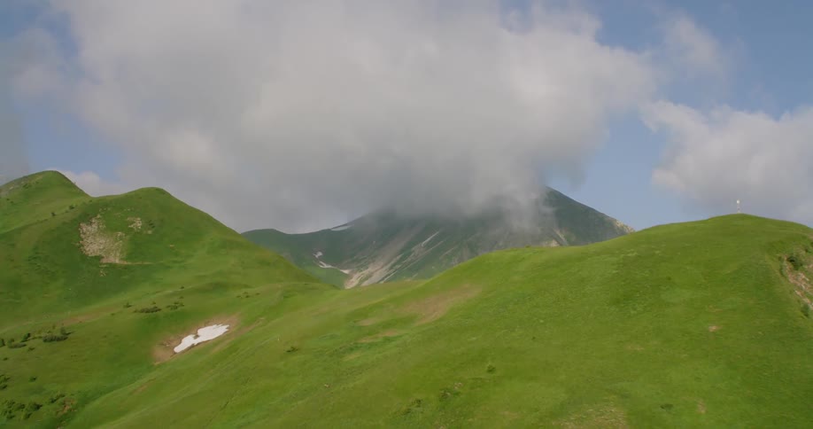 Aerials Of The Austrian Alps In Summer