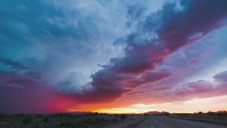 Storm clouds forming in the sky