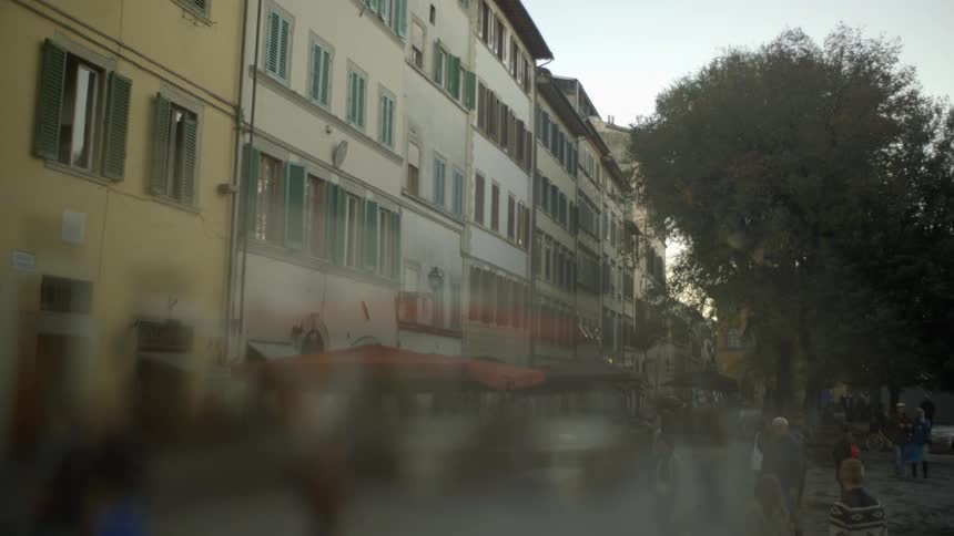 People walking in a city in the daytime