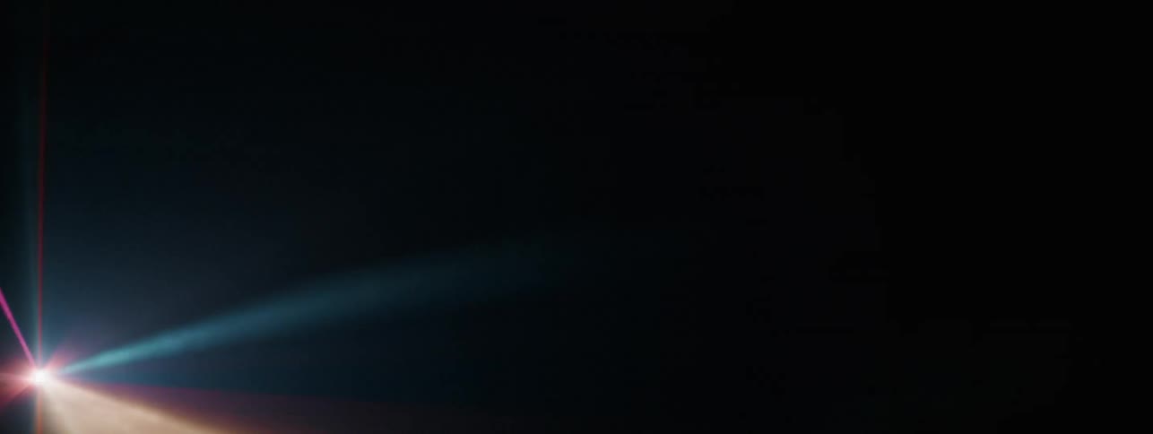The strobe lights flash in a circle in the room