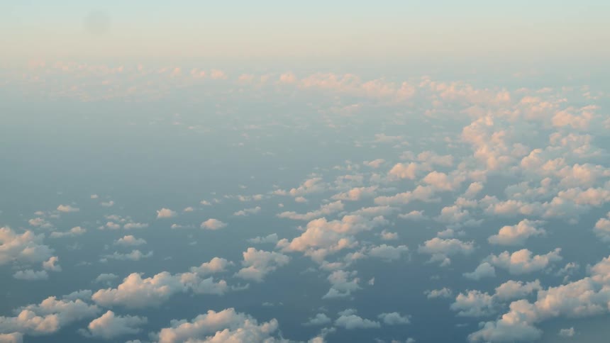 Clouds in the sky at sunset