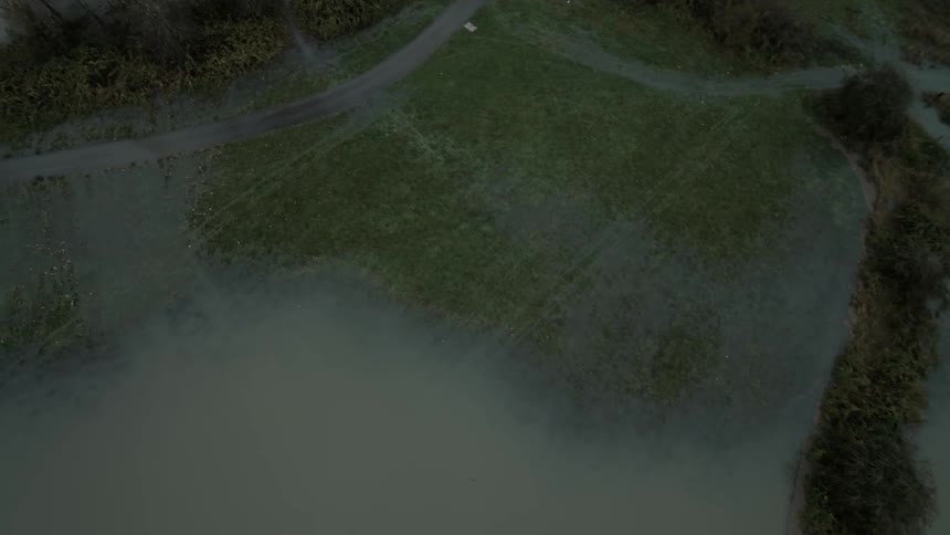 A winding country road