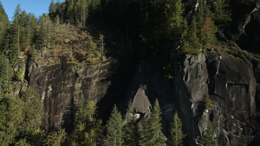 A rocky outcropping