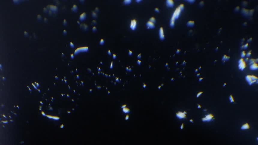 Shards of light shine in the darkness