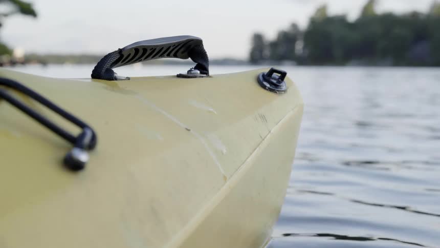 A boat sitting quietly on the water