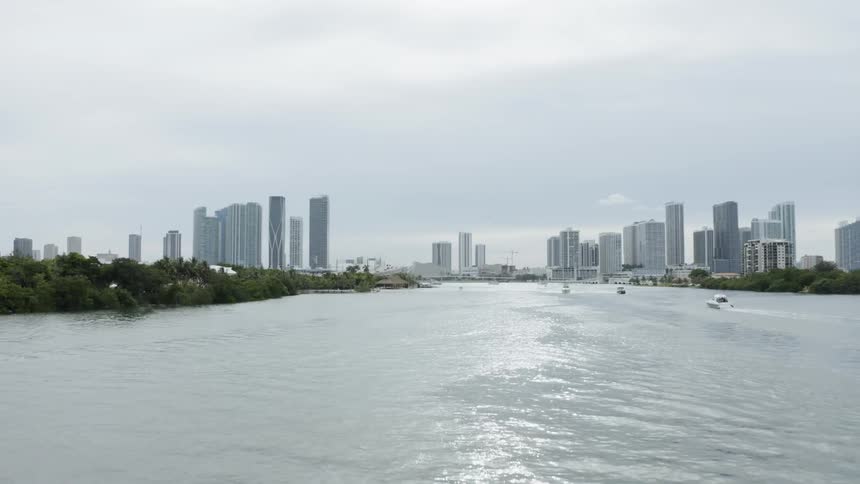 A city that has a large river running along side it
