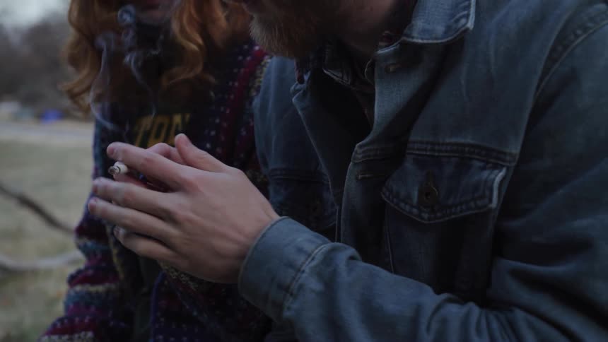 Young Couple Playing Music And Exploring