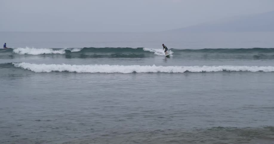 A person surfing in the ocean