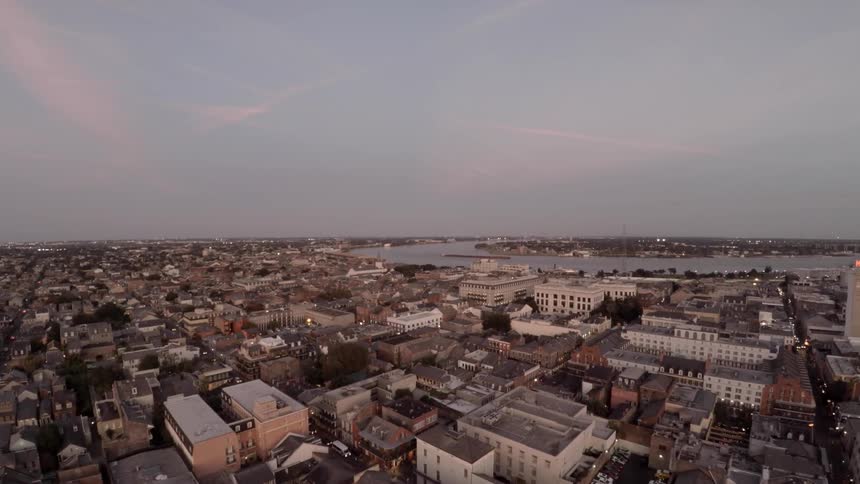 Aerial view of New Orleans