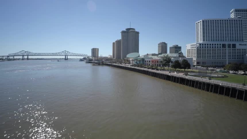 Aerial view of New Orleans