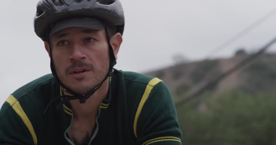 Cyclists On Hilly Roads