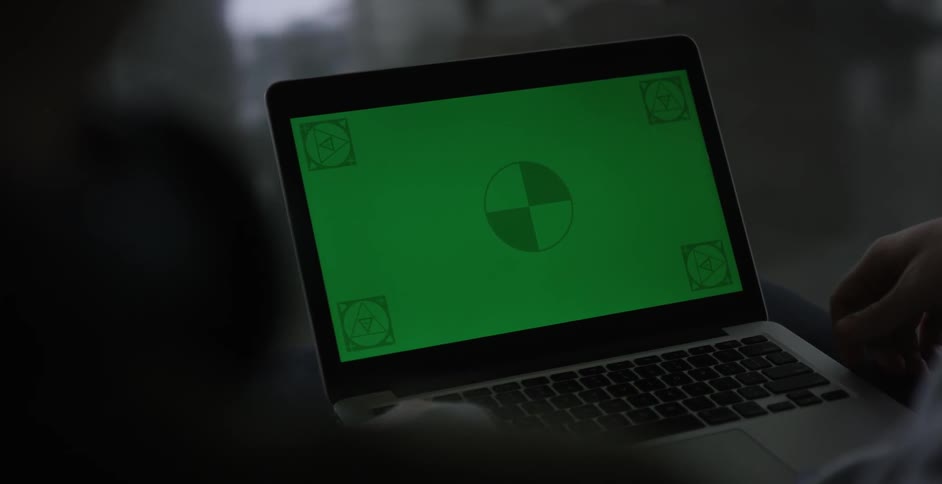 A person working on a laptop