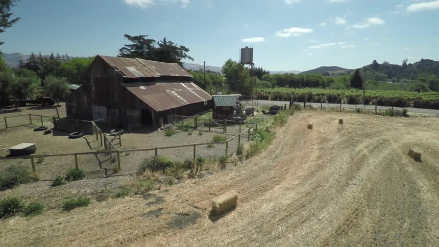 A farm is shown