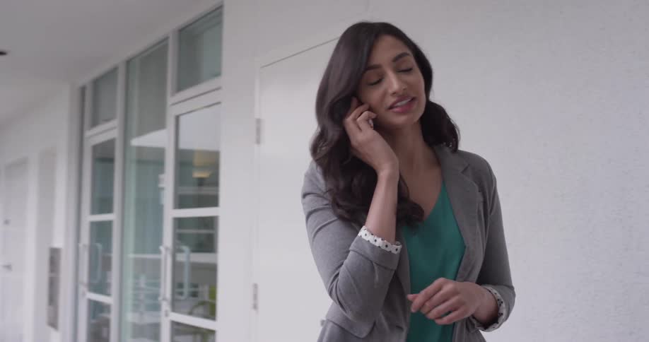 Businesswoman Working At An Office