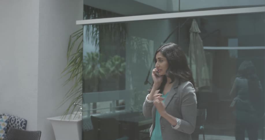 Businesswoman Working At An Office
