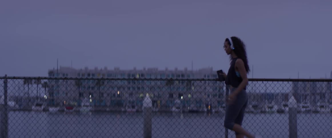 People Running Near Marina