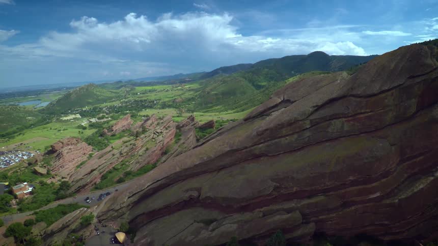 A cliff line in the andes