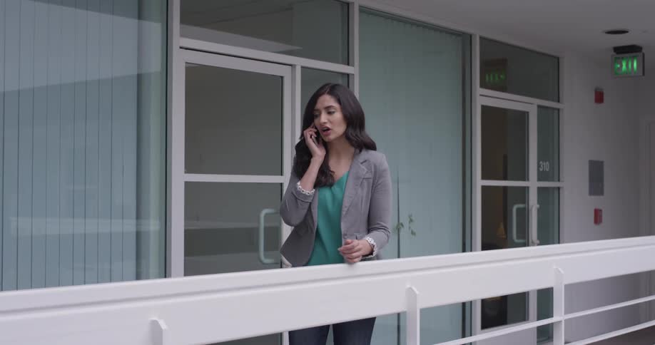 Businesswoman Working At An Office