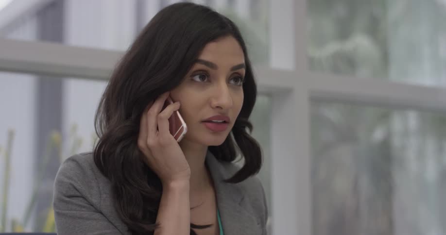 Businesswoman Working At An Office