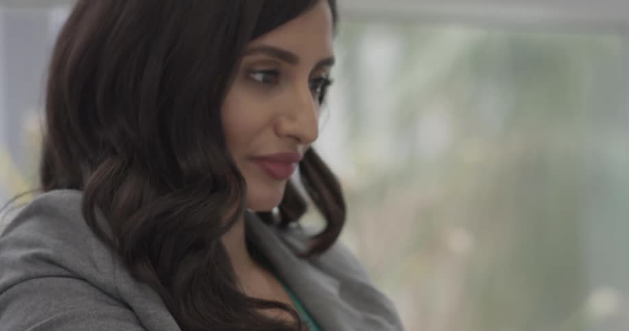 Businesswoman Working At An Office