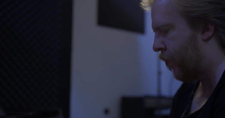 Musician In Studio