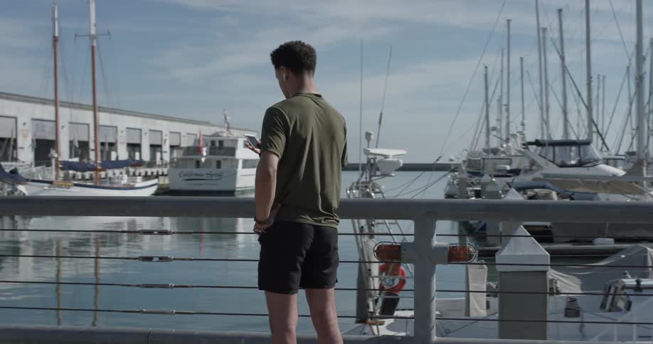 People Running Near Marina