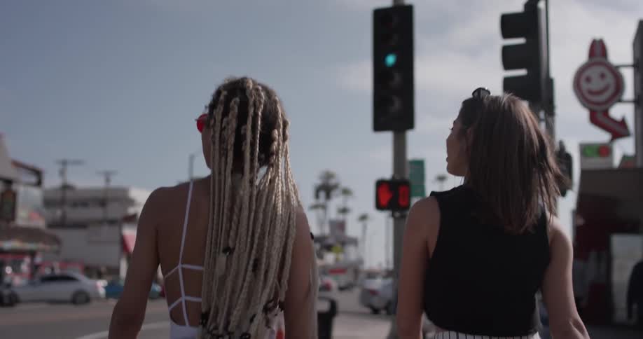 Woman Going To The Beach
